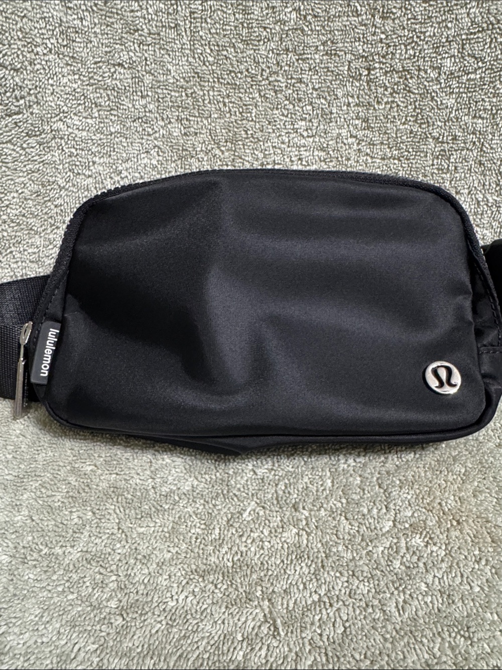 lululemon athletica Black Waist Pack with Logo
